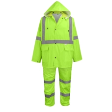 Ropa Impermeable de Alta Visibilidad Ligera